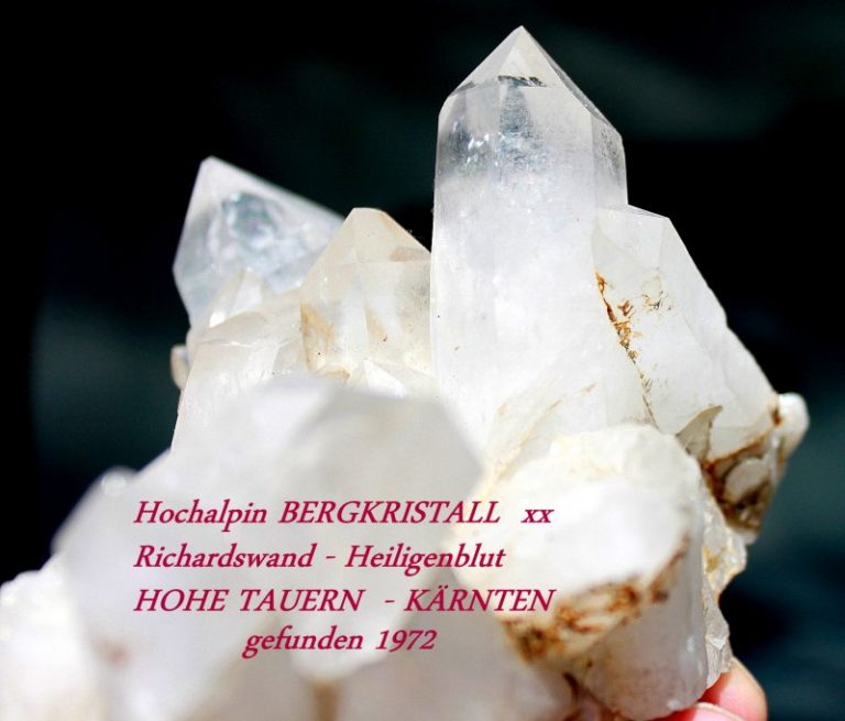 HOCHALPIN  - TAUERN BERGKRISTALL xx