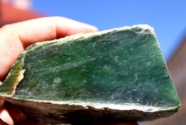 Echte JADE -  Rohstein – Bild 3