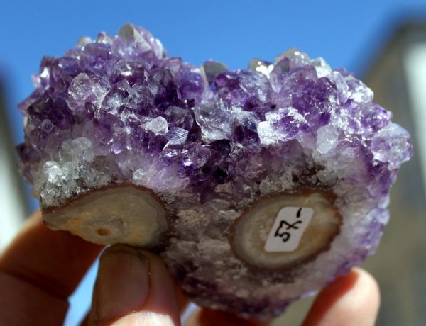 AMETHYST Doppelstalagtit Querschnitt – Bild 2