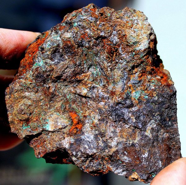 Malachit in Oxidierter SCHLACKE – Bild 3