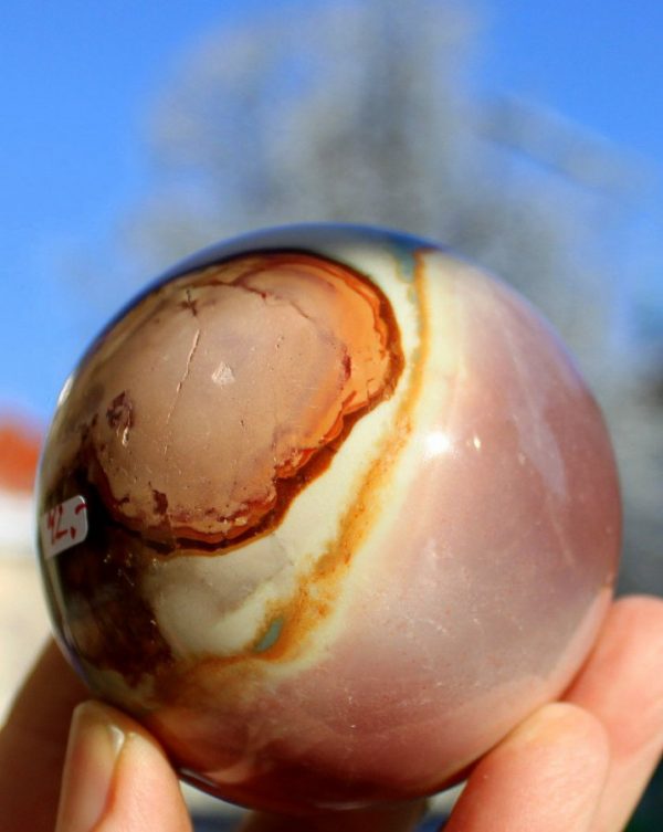 Handgeschliffene KUGEL - CHALCEDON - 画像3