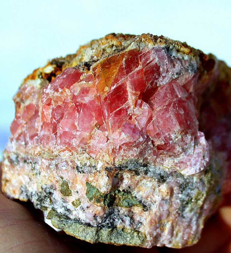 RHODOCHROSIT -  HIMBEERSPAT
