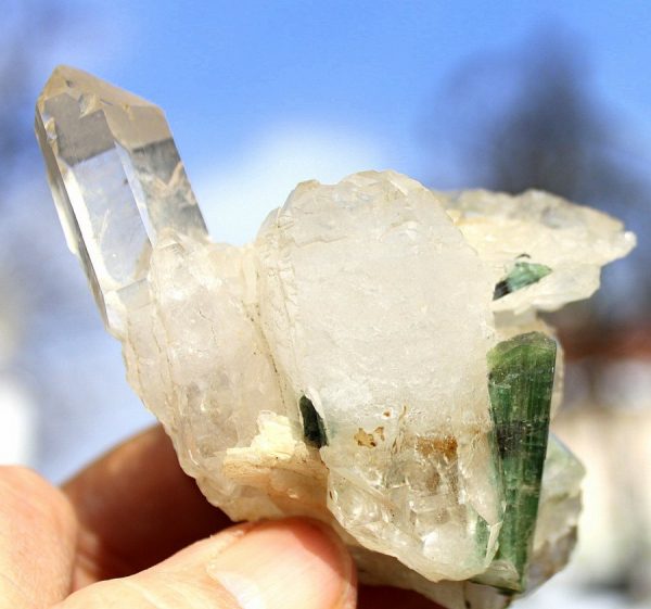 BERGKRISTALL xx - Grüne TURMALINE xx – Bild 2