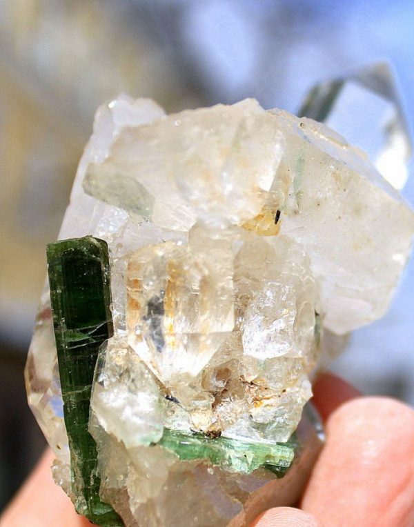 BERGKRISTALL xx - Grüne TURMALINE xx – Bild 4