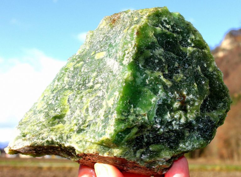 Echte JADE - Rohstein