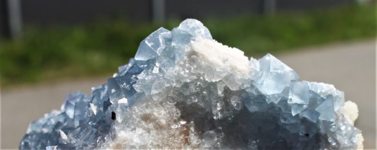 Blauer Fluorit xx - Socorro County - New Mexico USA
