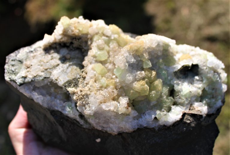 Gelb Grüner PREHNIT xx Namibia
