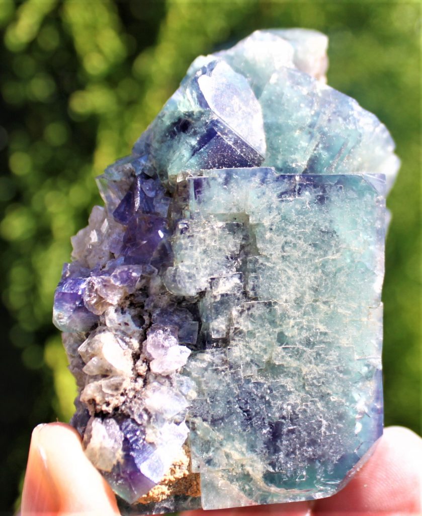 Blaugrüner Fluorit xx - Weardale UK