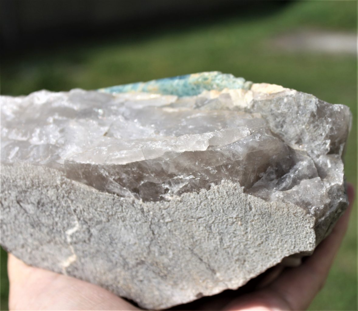 AQUAMARIN x en quartz cristallin