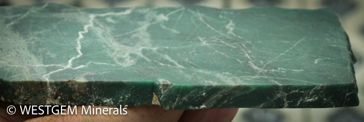 Echte grüne JADE - Nephrit